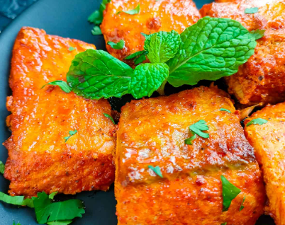 TANDOORI SALMON TIKKA